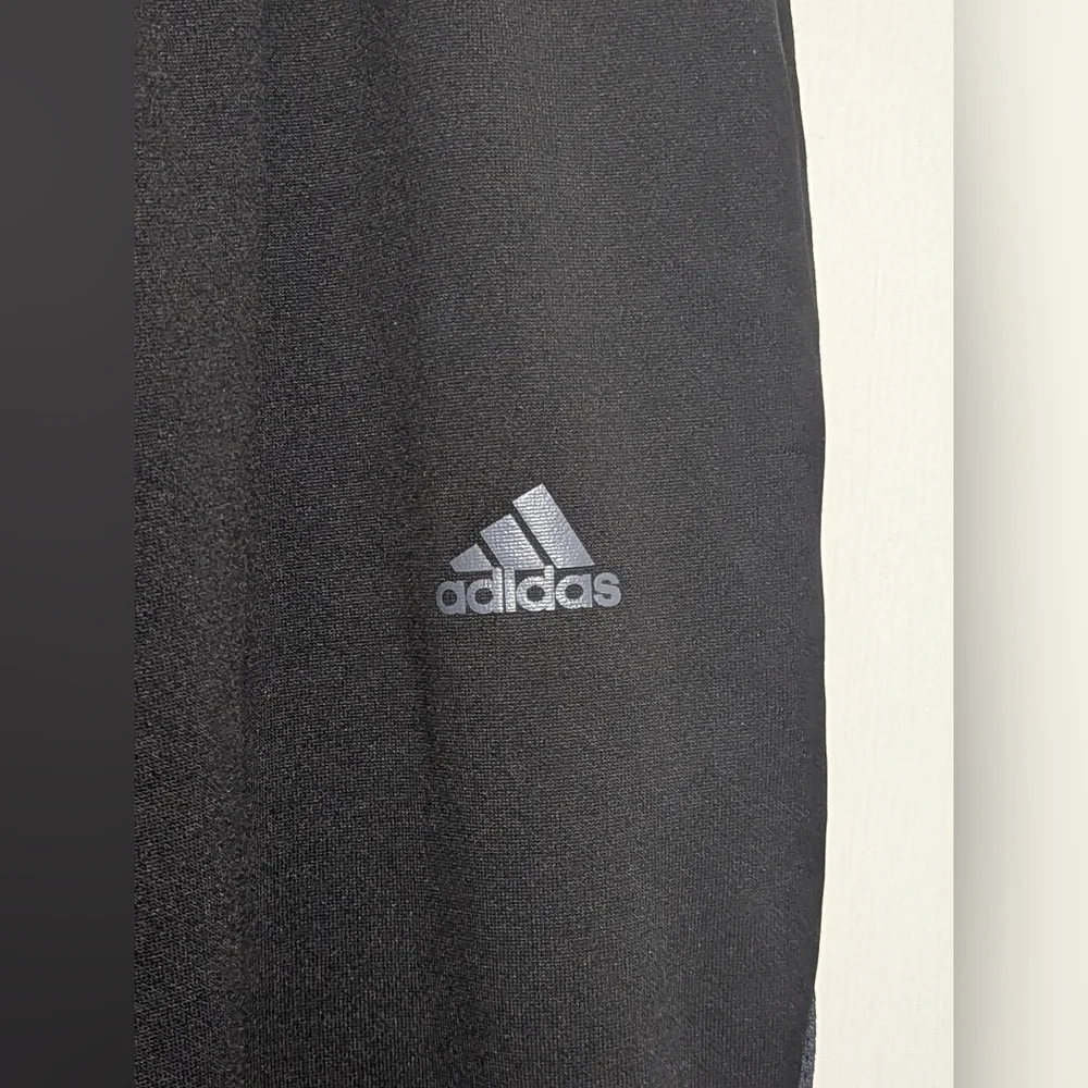 Mens Adidas Black Climalite Tapered Activewear Trackpants Joggers XL